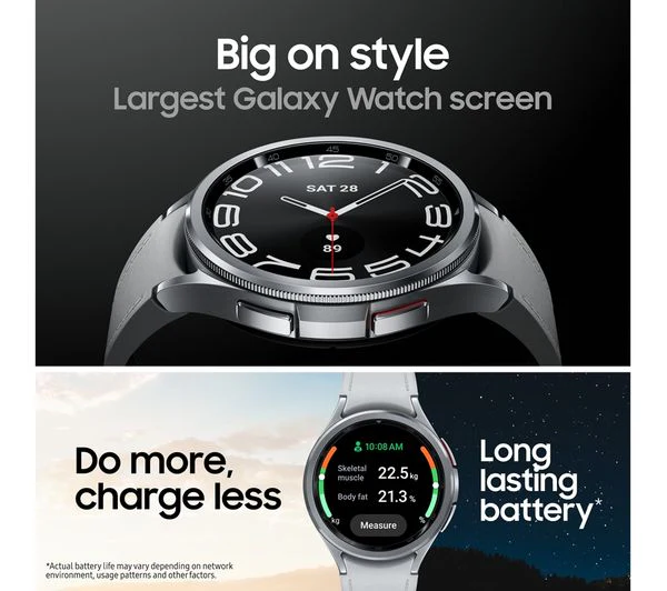 SAMSUNG Galaxy Watch6 Classic - Black, 43mm - Pristine - Image 5