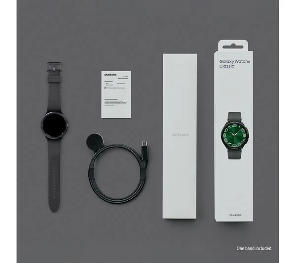 SAMSUNG Galaxy Watch6 Classic GPS + Cellular - Black, 47mm - Pristine - Image 5