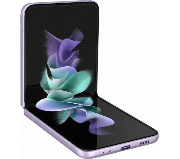 SAMSUNG Galaxy Z Flip3 5G - 256GB, Lavender - Acceptable (SCREEN POOR) - Image 2