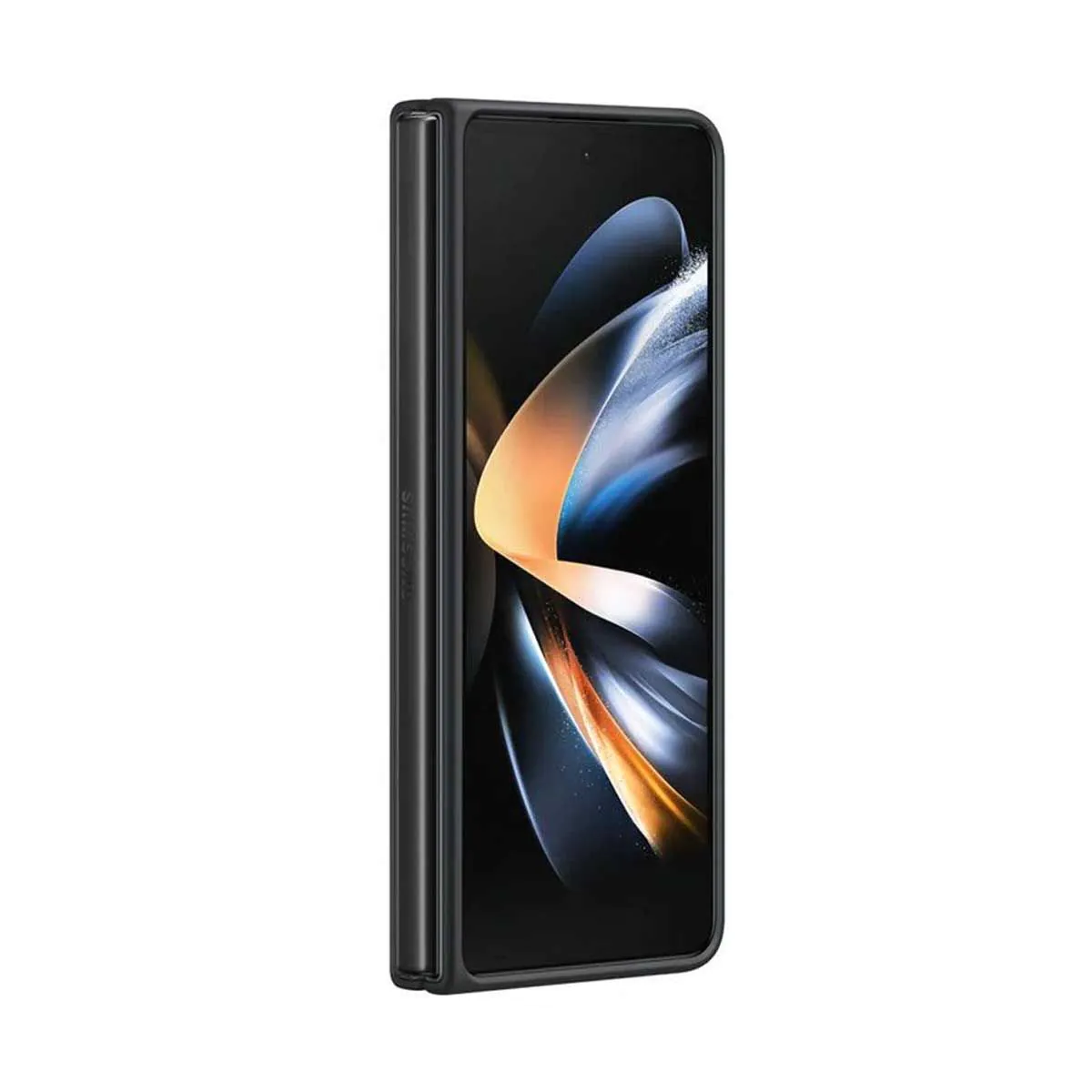 Samsung Galaxy Z Fold4 Leather Cover Case - Black - Image 4