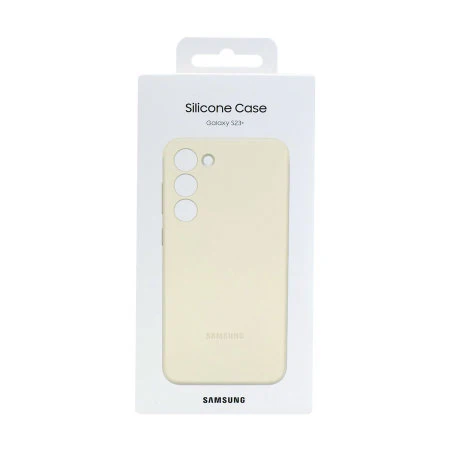 Samsung Silicone Cover Cotton Case - For Samsung Galaxy S23 Plus - Image 3