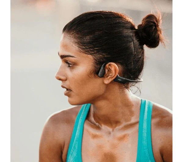 Shokz OpenRun Wireless Bluetooth Headphones – Black – Good - Image 5