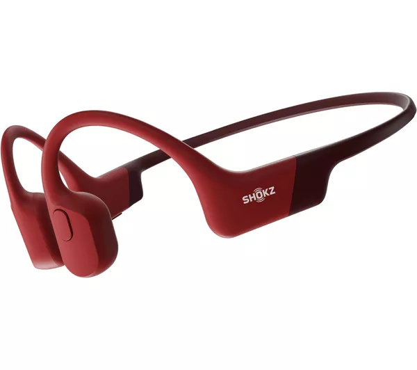 SHOKZ OpenRun Wireless Bluetooth Sports Headphones (Magnetic Charging) - Red - Good