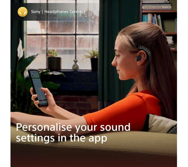 SONY LinkBuds S Wireless Bluetooth Noise-Cancelling Earbuds - Earth Blue - Pristine - Image 5