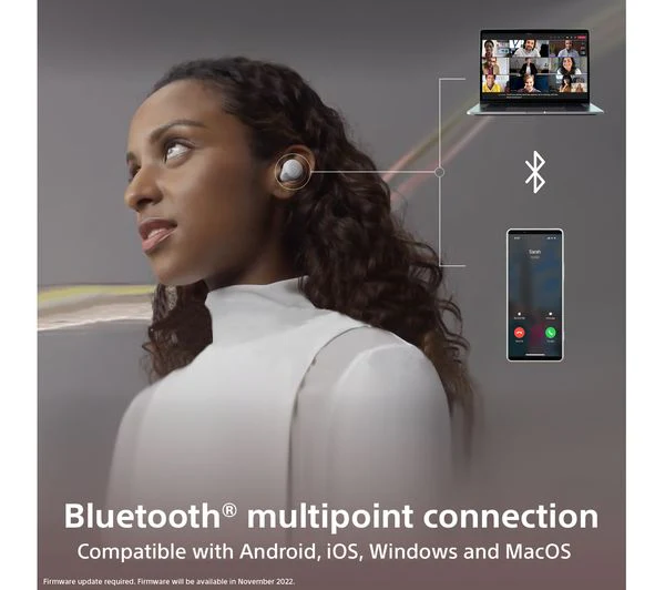 SONY LinkBuds S Wireless Bluetooth Noise-Cancelling Earbuds - Earth Blue - Pristine - Image 7