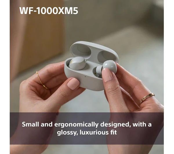SONY WF-1000XM5 Wireless Bluetooth Noise-Cancelling Earbuds - Black - Very Good - Image 5