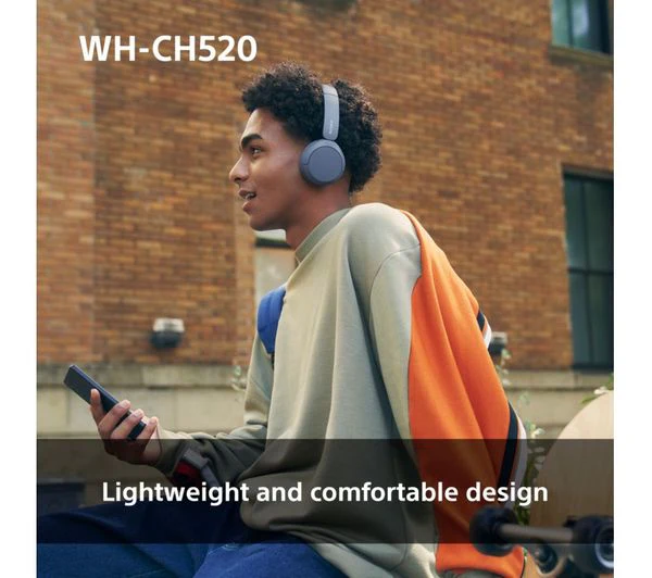 SONY WH-CH520B Wireless Bluetooth Headphones - Black - Good - Image 7